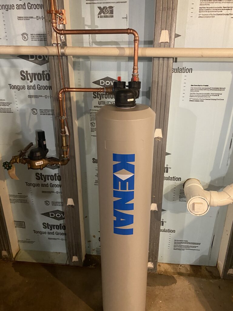 Whole house water filtration system installed in Buffalo NY home by Panda Water Systems
